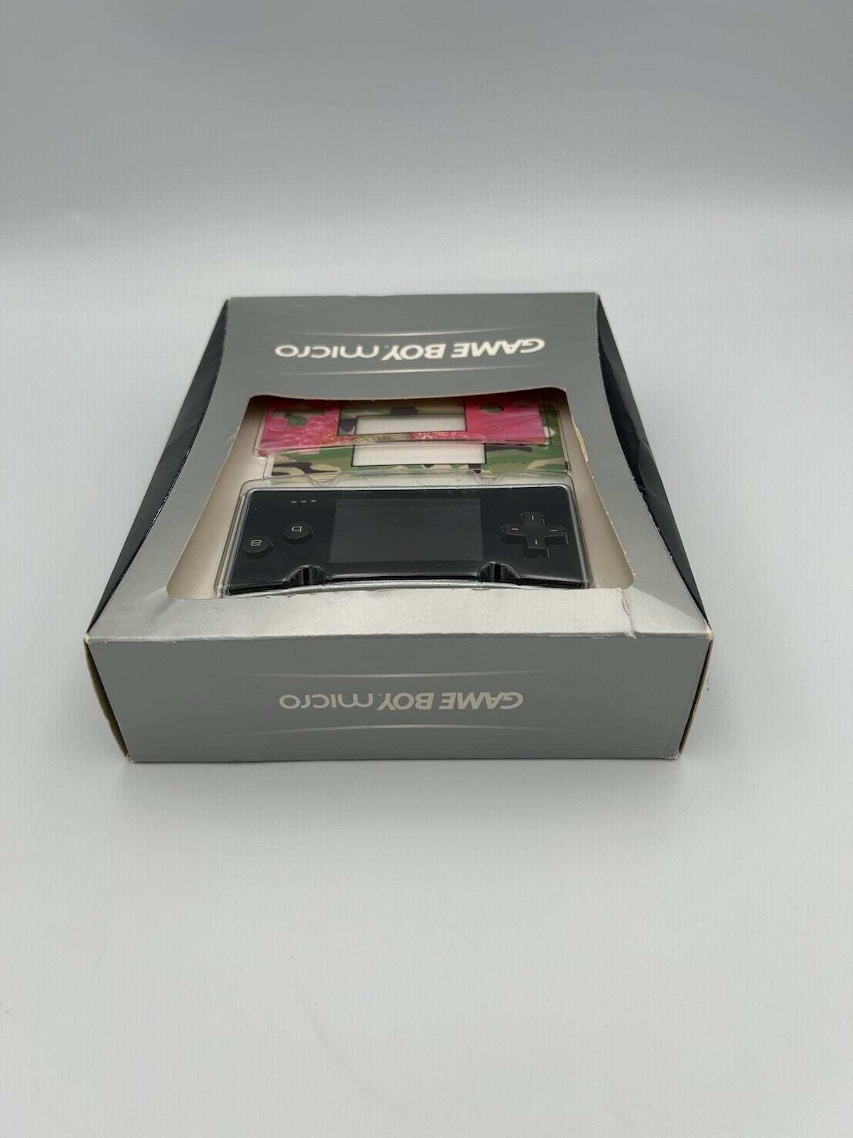 Gameboy Micro CIB – With Inserts Charger And Faceplates – Tested And Working VGC