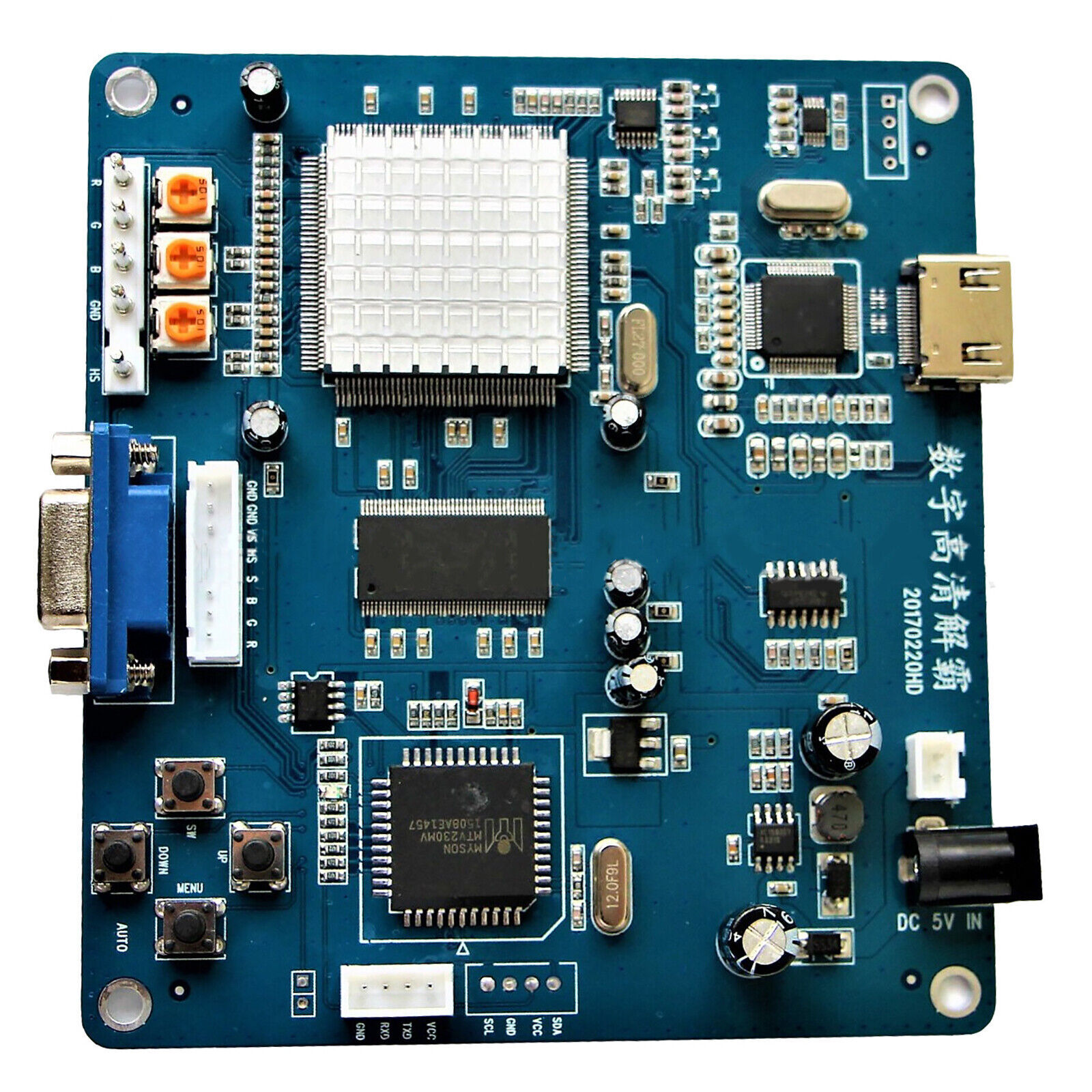 DC 5V/2A HD Video Output Converter Board VGA/RGB/CGA/EGA/YUV for Arcade