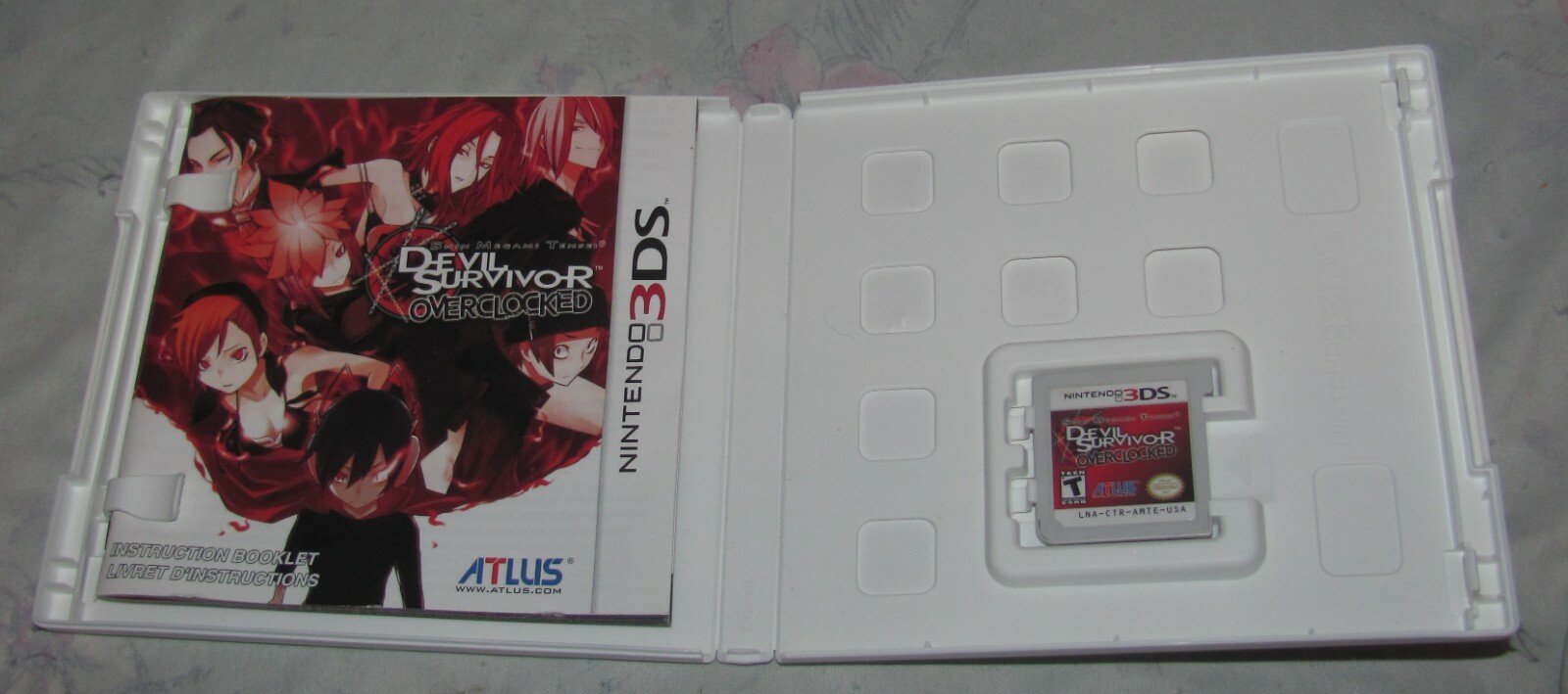Nintendo 3DS Shin Megami Tensei Devil Survivor Over locked game, case and manual
