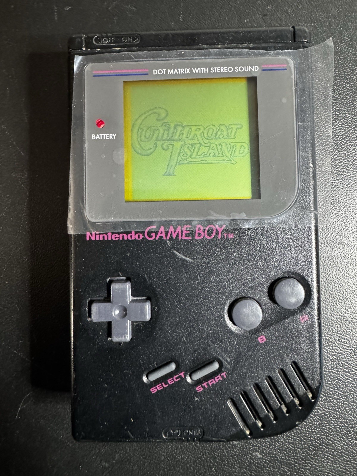 Original Nintendo Game Boy Black Play It Loud Maui Mallard Cold Shadow Tested