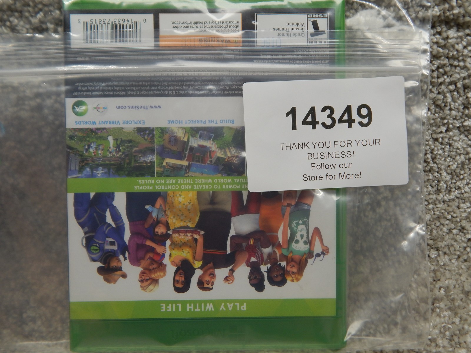 The Sims 4 Xbox One Video Game Complete Life Simulation Maxis EA Tested Case Art