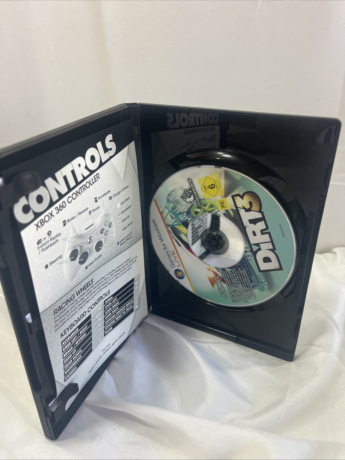 Dirt 3 PC CD Rom Video Game With Case Excellent FREE SHIPPING