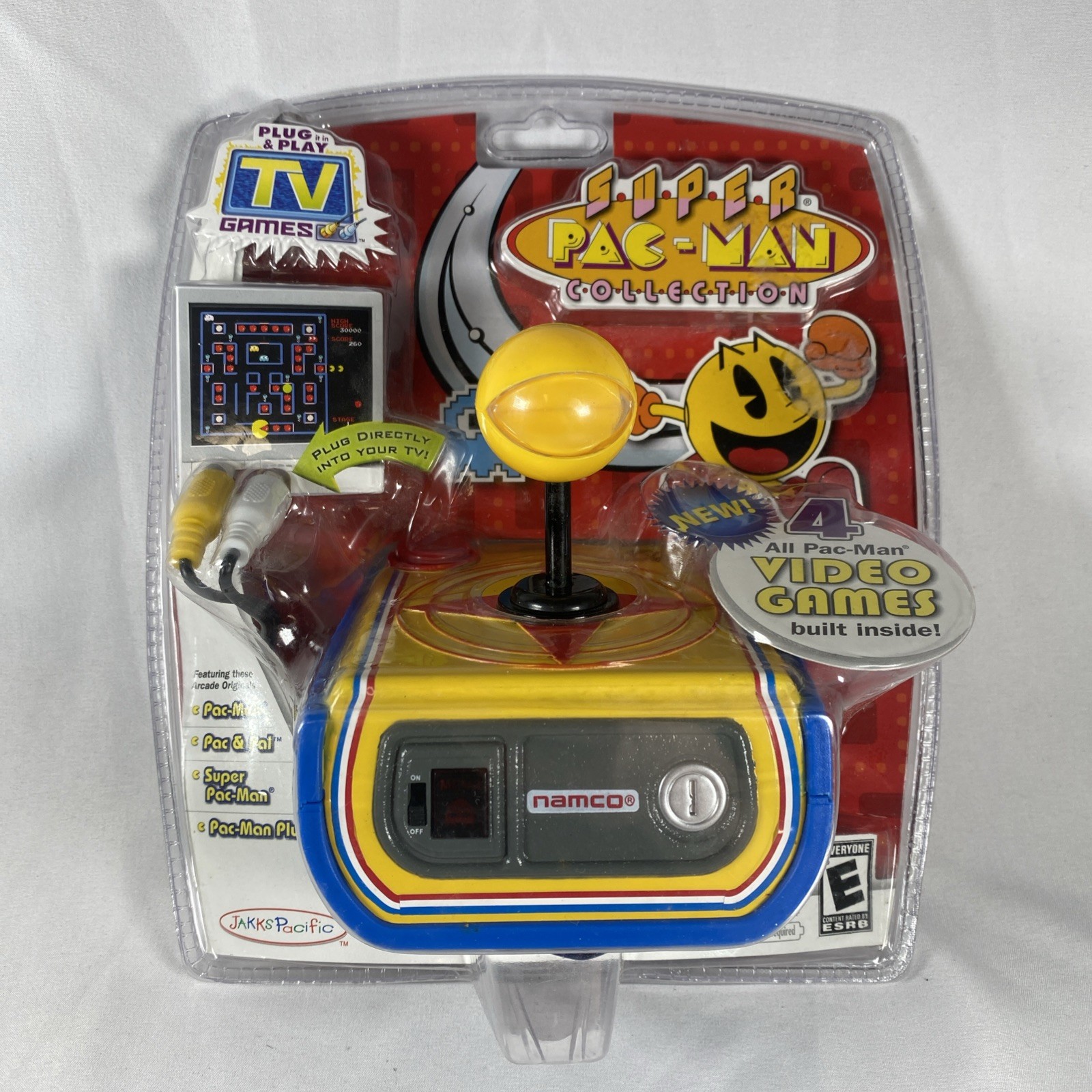 Jakks Pacific Super Pac-Man Collection Plug & Play TV Video Game System