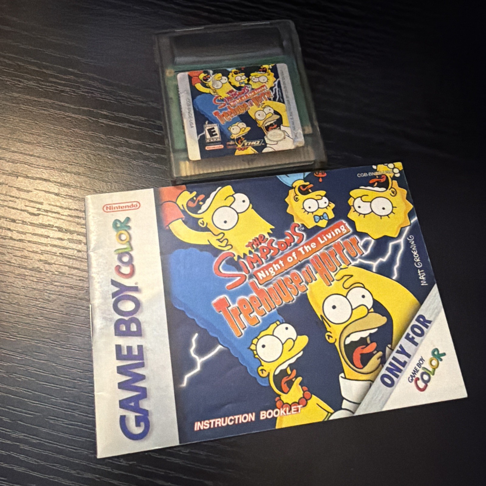 Simpsons: Night of the Living Treehouse of Horror (Nintendo Game Boy Color,…