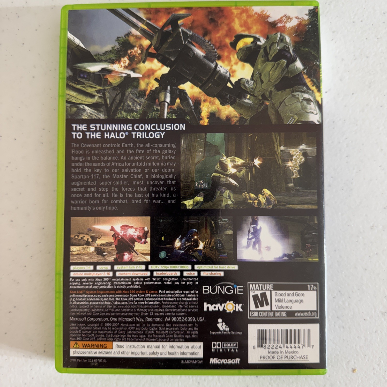 X-Box 360 Halo X-Box Live Video Game Lot of 6 Halo Wars Books and Tested Working