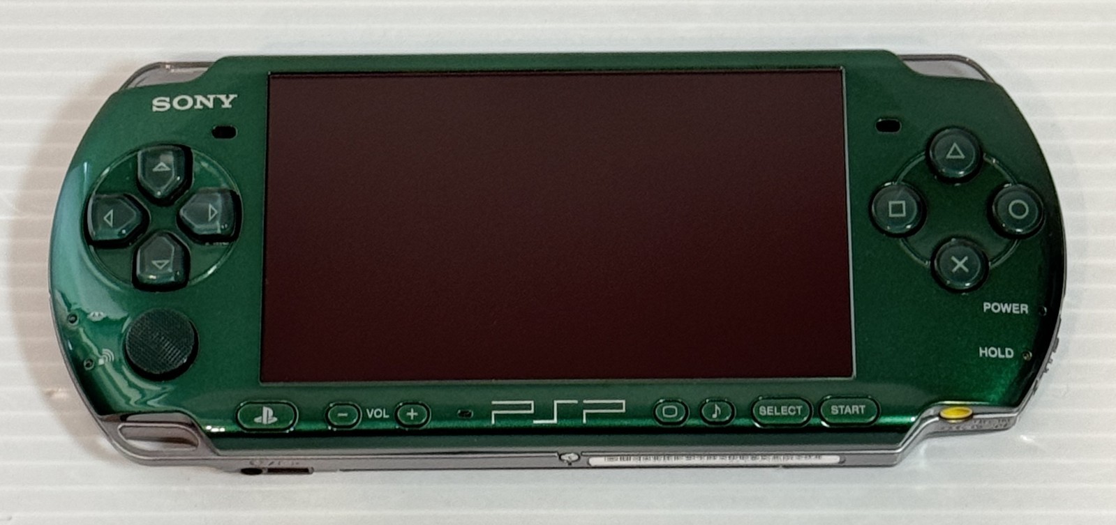 Sony PSP-3000 PSP 3000 Console Green Rare Color Region free – Excellent