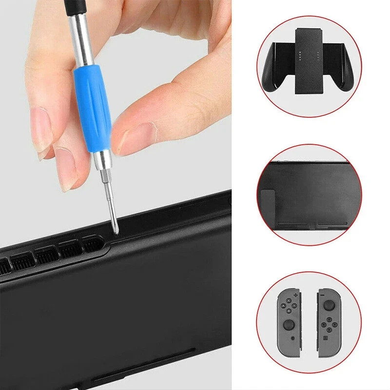 For Nintendo Switch 3DS Wii DS DSL Triwing Screwdriver Repair Tool Kit 10 in 1