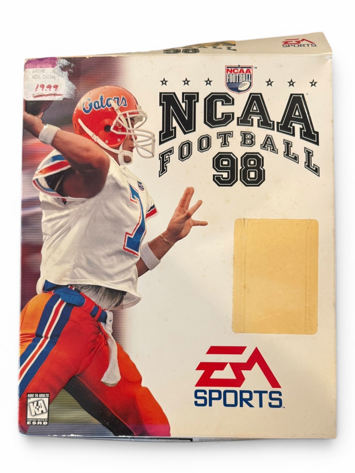 Vintage NCAA Football 98 PC Game EA Sports Big Box CD-ROM CIB Complete