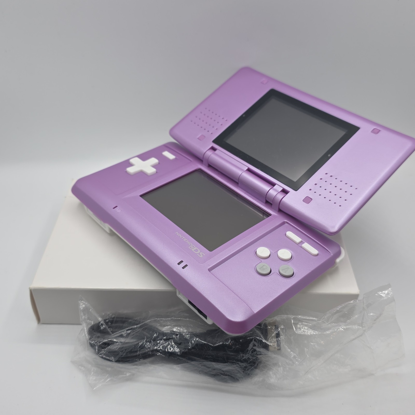 Nintendo DS Original Console- Purple 12 Hours Brighter Screens