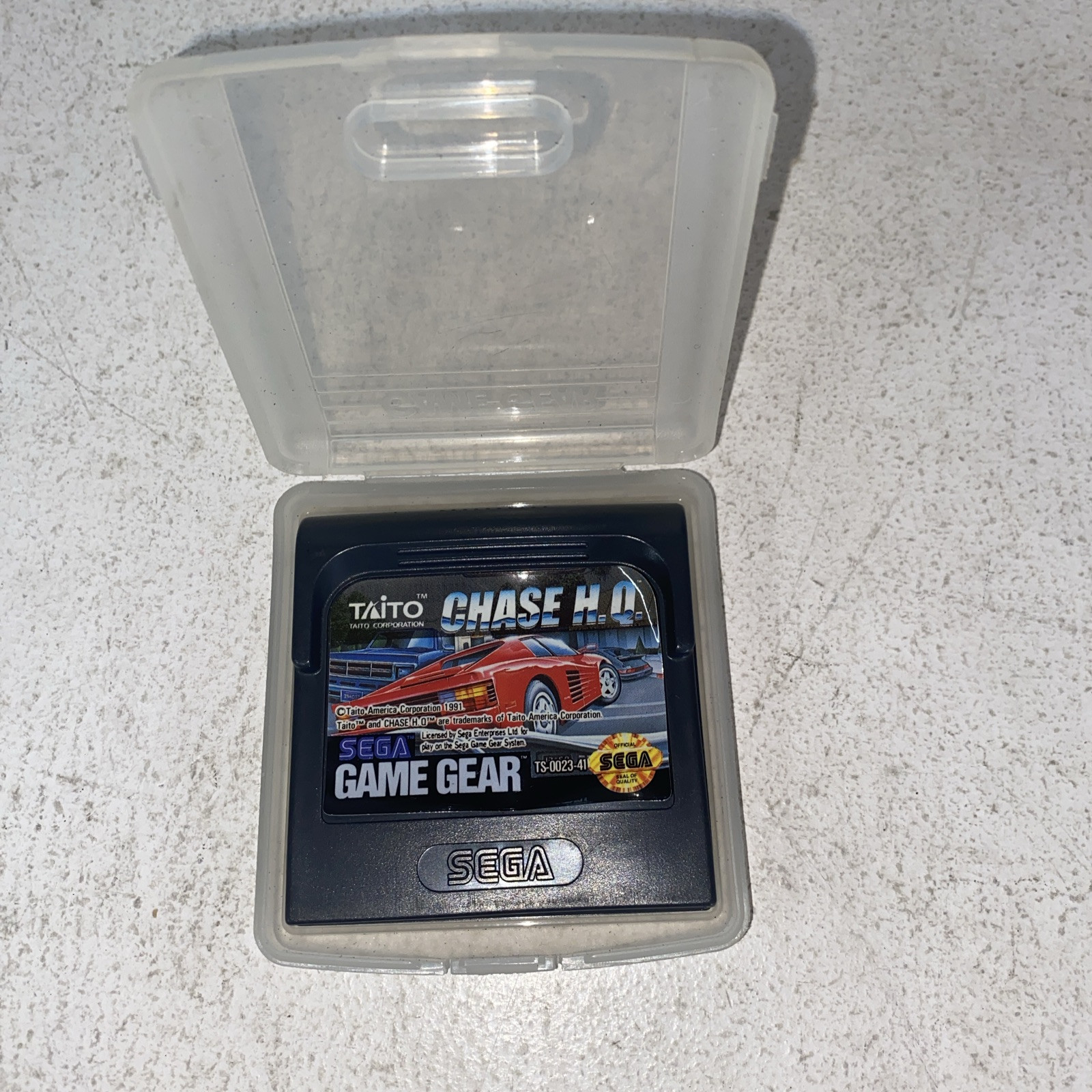 Chase HQ (Sega Game Gear, 1991) Action & Adventure Game Only Taito