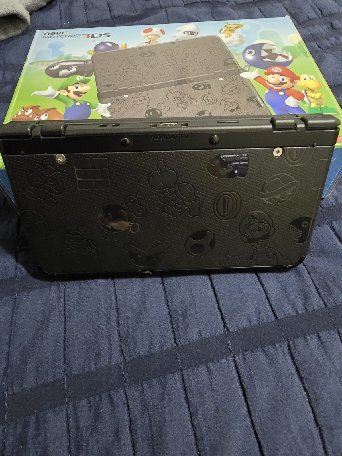 Nintendo 3DS Original Super Mario Edition 4GB Handheld System – Black