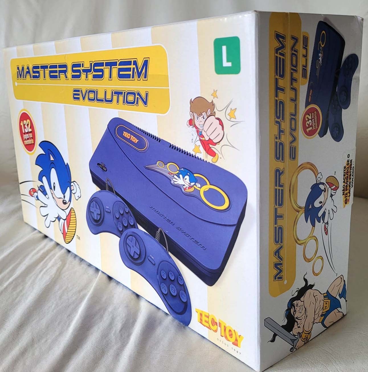 MASTER SYSTEM EVOLUTION – TECTOY BRAZIL SEGA NEW COMPLETE IN BOX W/ 132 GAMES 🔥