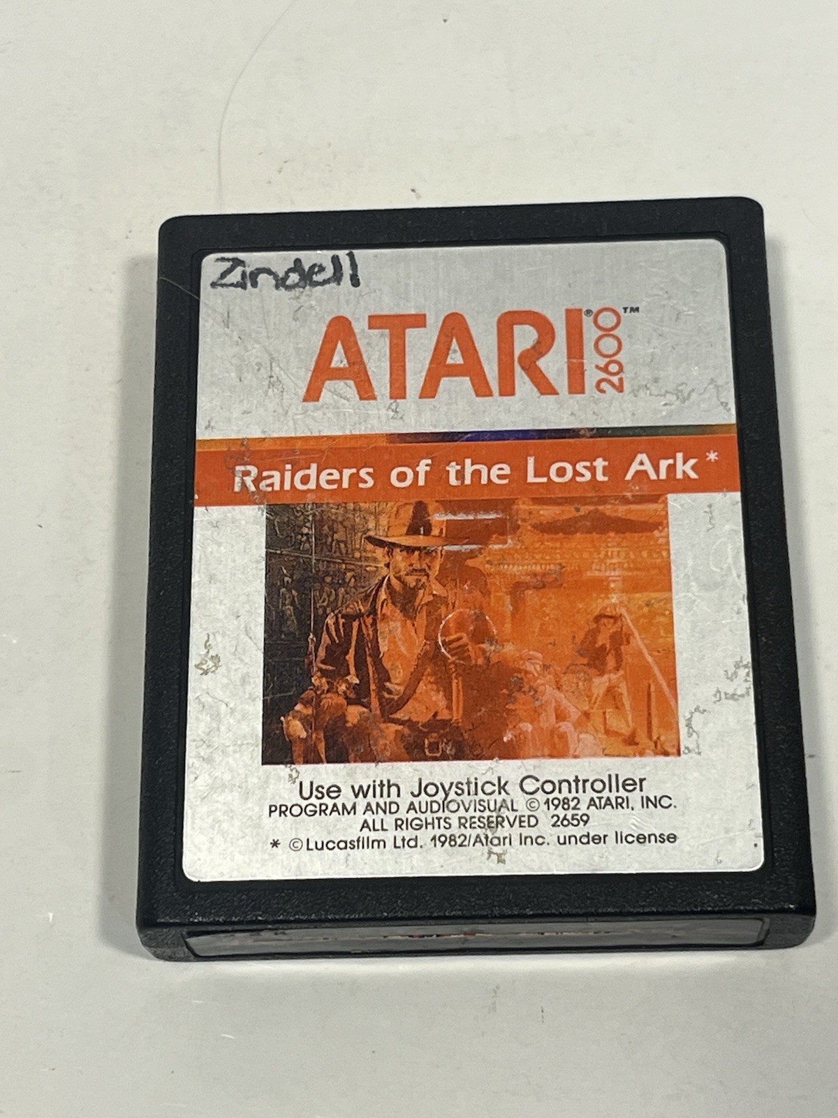 Raiders of the Lost Ark (Atari 2600, 1982) Game Cartridge & Manual Tested