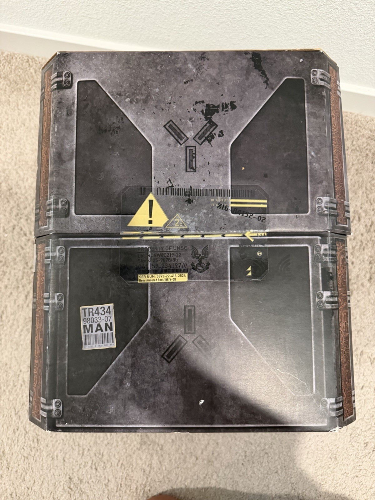 Xbox 360 Halo Reach Noble Team Legendary Limited Edition Statue W/Game & Box