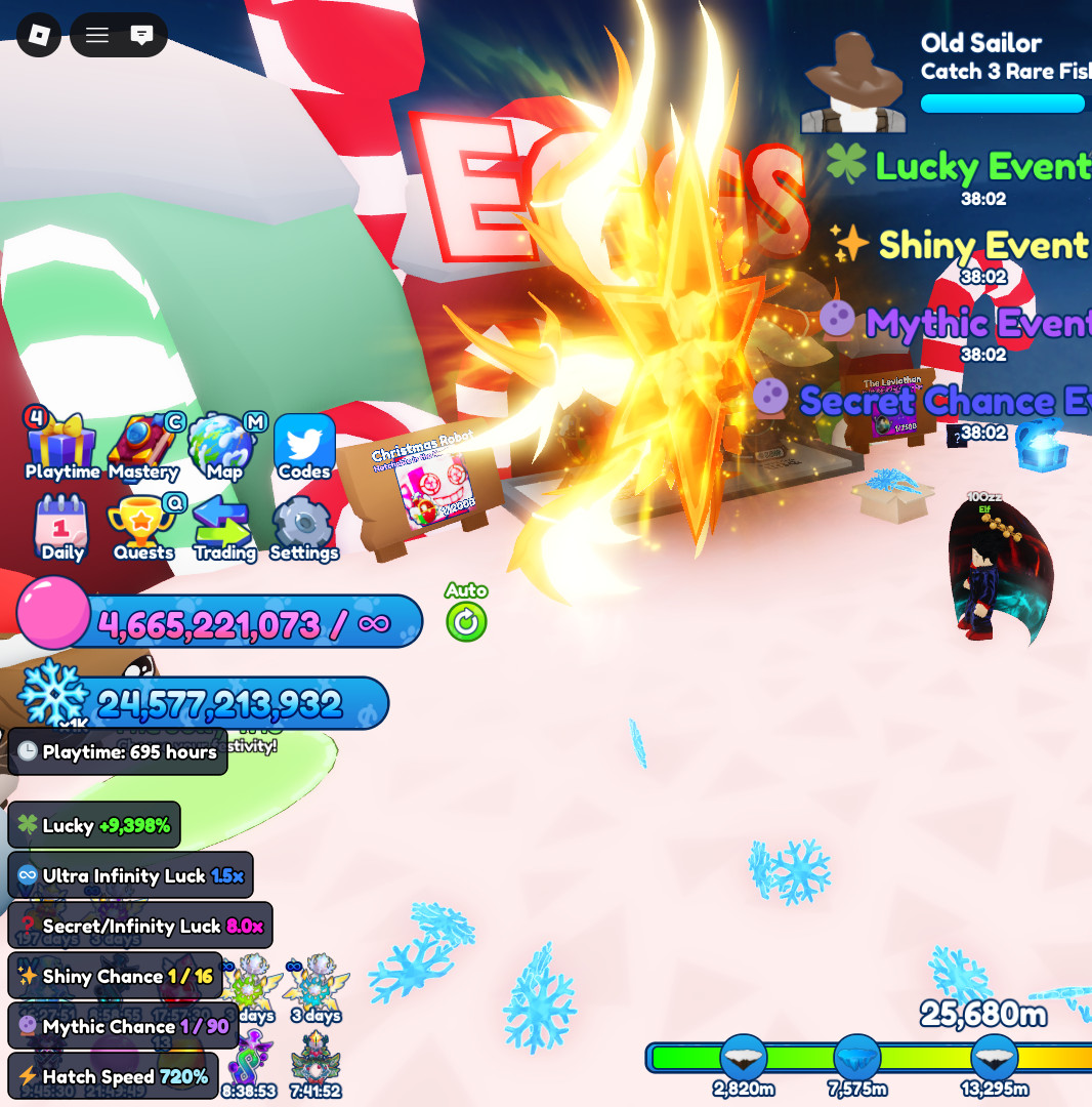 Bubble gum simulator infinity secret pet New Christmas infinity pet
