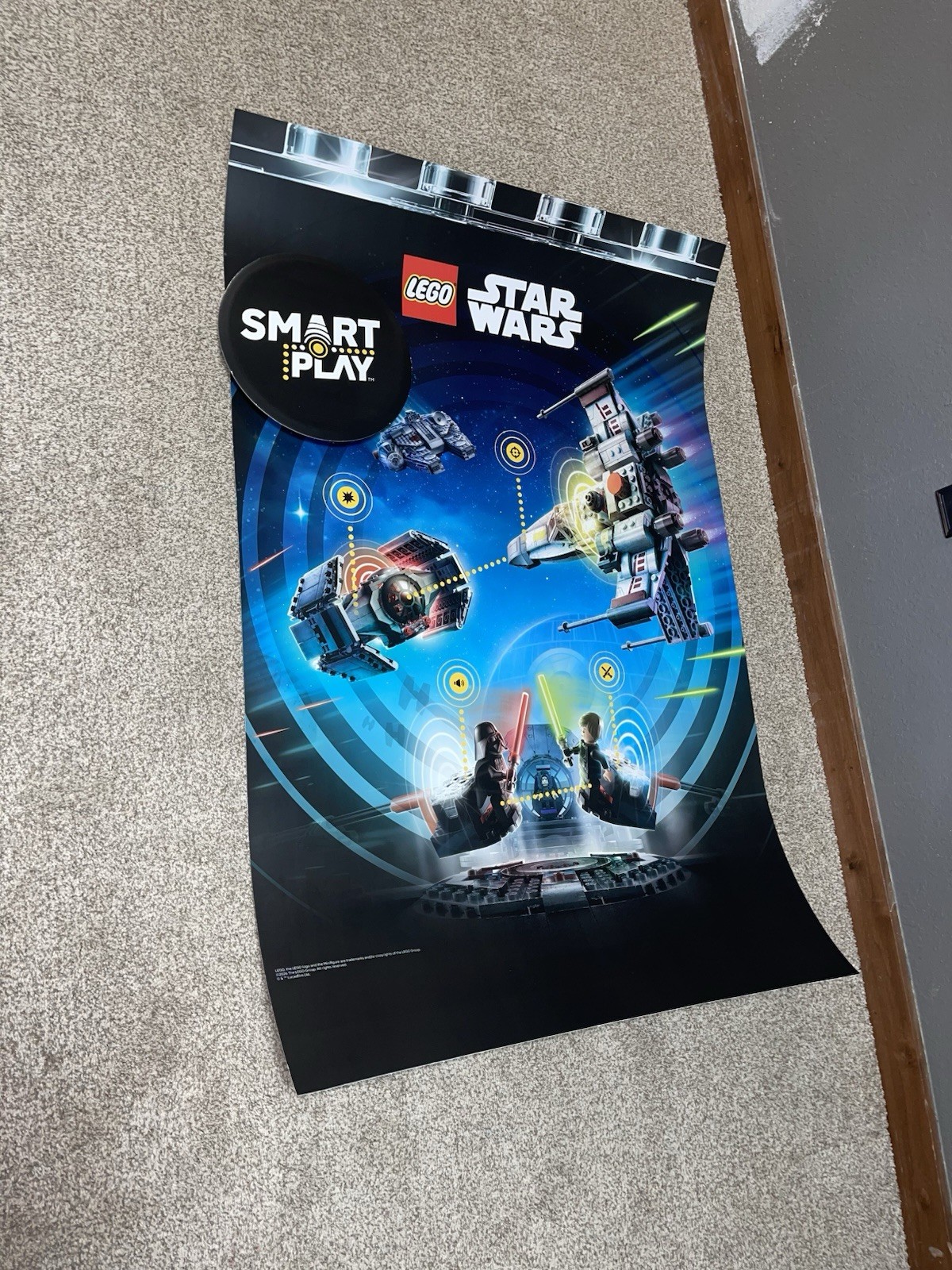 LEGO Star Wars “SmartPlay” 4FT 3D Poster -walmart- 2026
