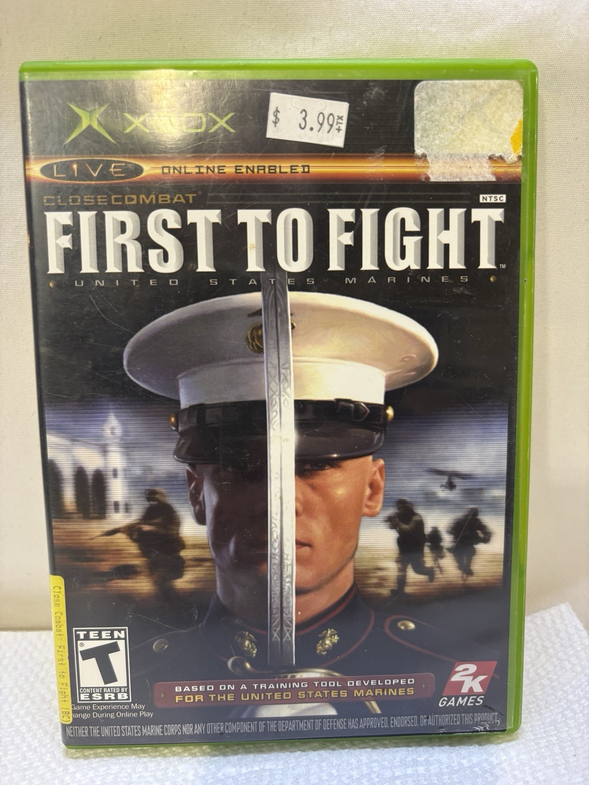 Close Combat: First to Fight (Microsoft Xbox, 2005) No Manual