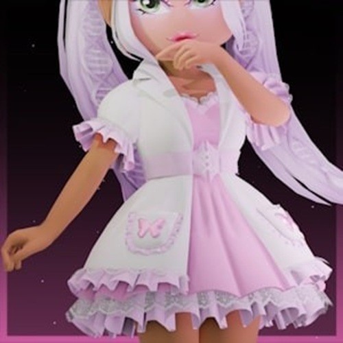 Royale High – Quantum Cutie 🦋🧬 Dress & Lab Coat (NO CODE)