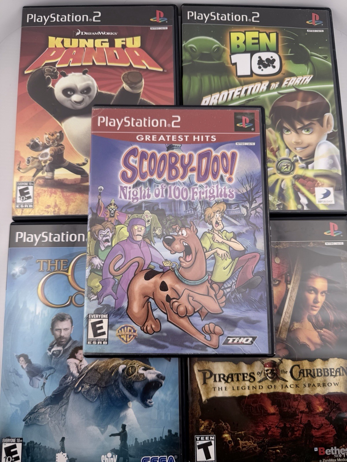 PS2 Movie Show Bundle | Kung Fu Panda | Pirates Of The Caribbean | Ben 10 Tested