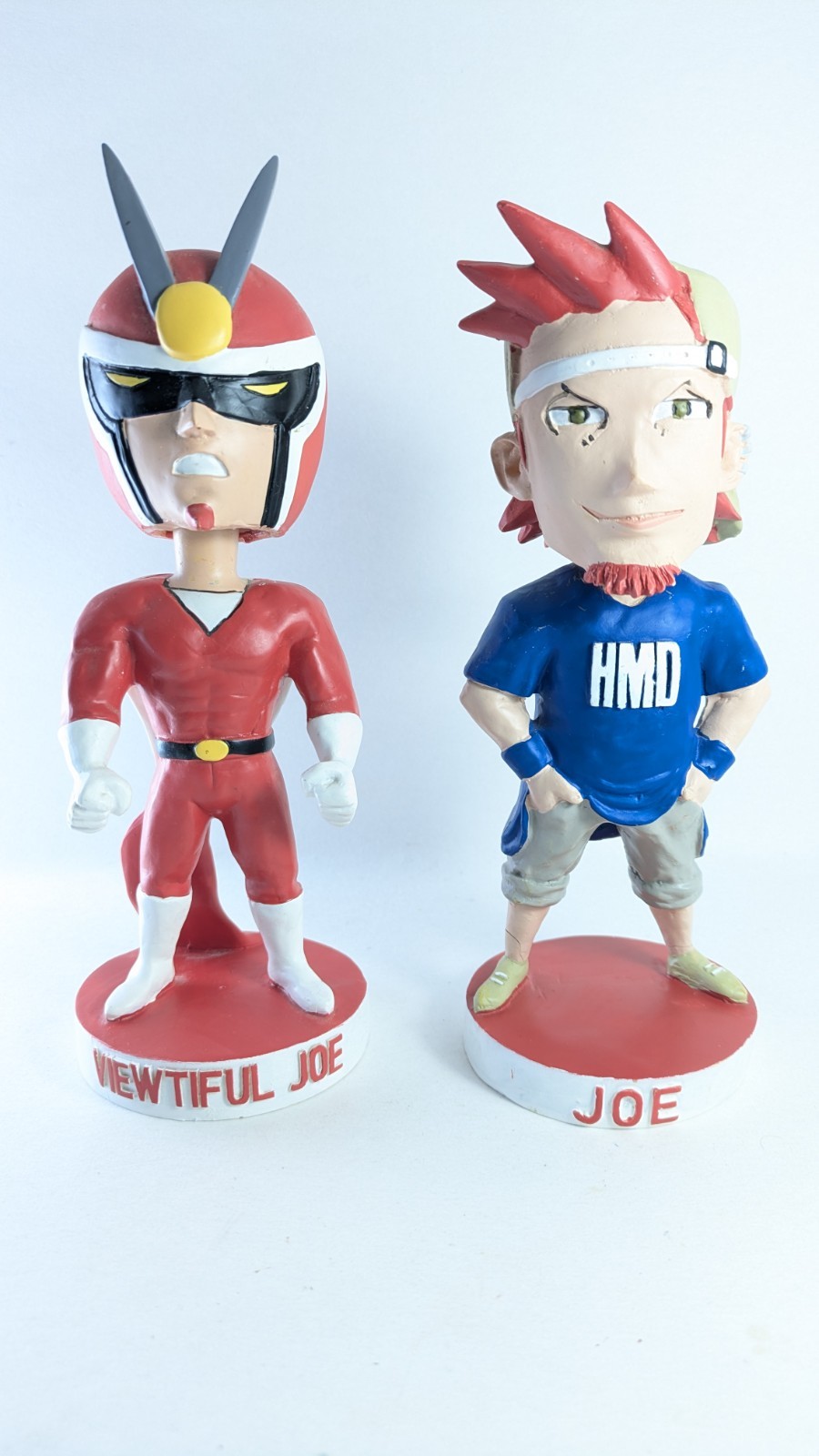 2 Nintendo Viewtiful Joe Capcom Bobblehead Promo Video Game Figures
