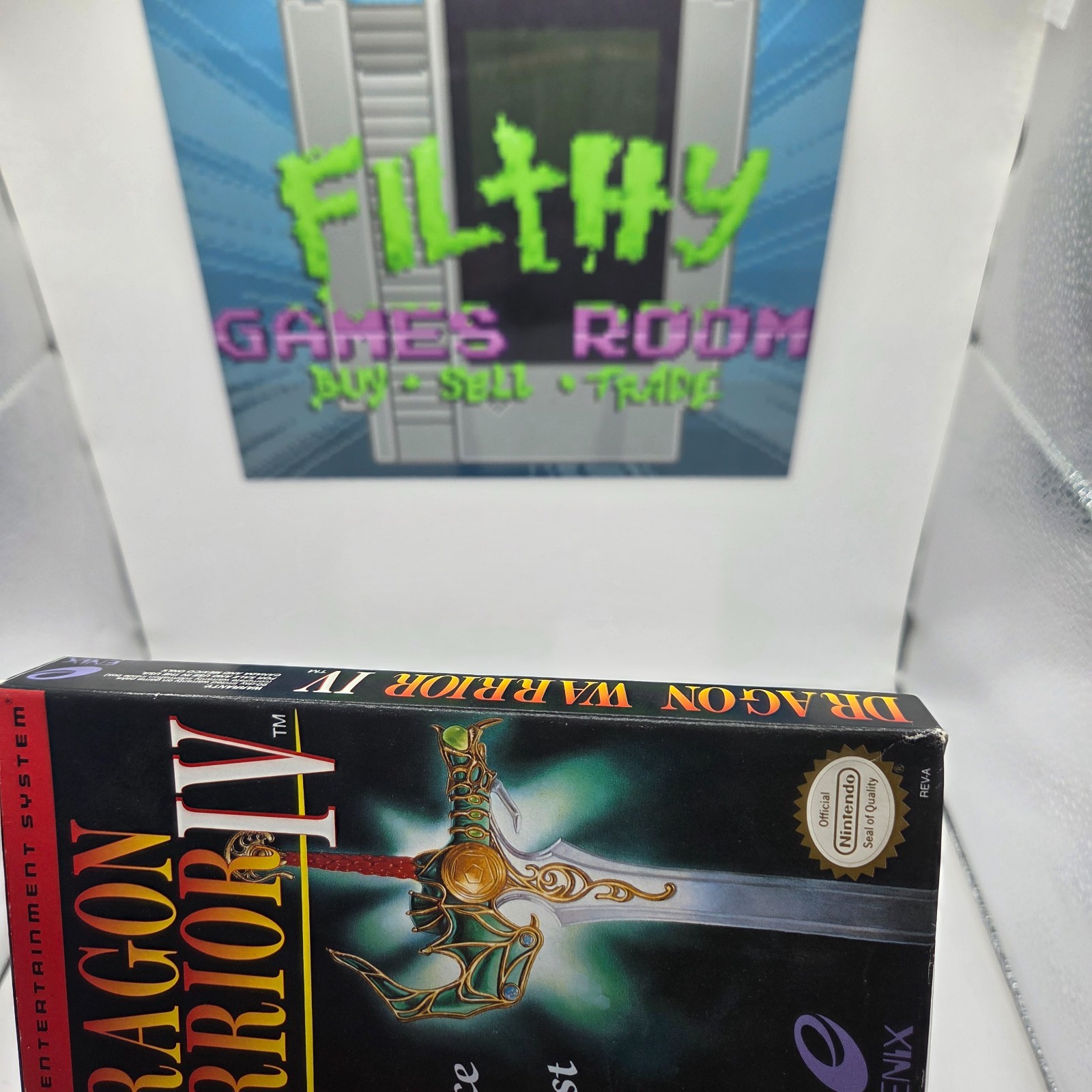 Dragon Warrior IV (NES) BOX ONLY