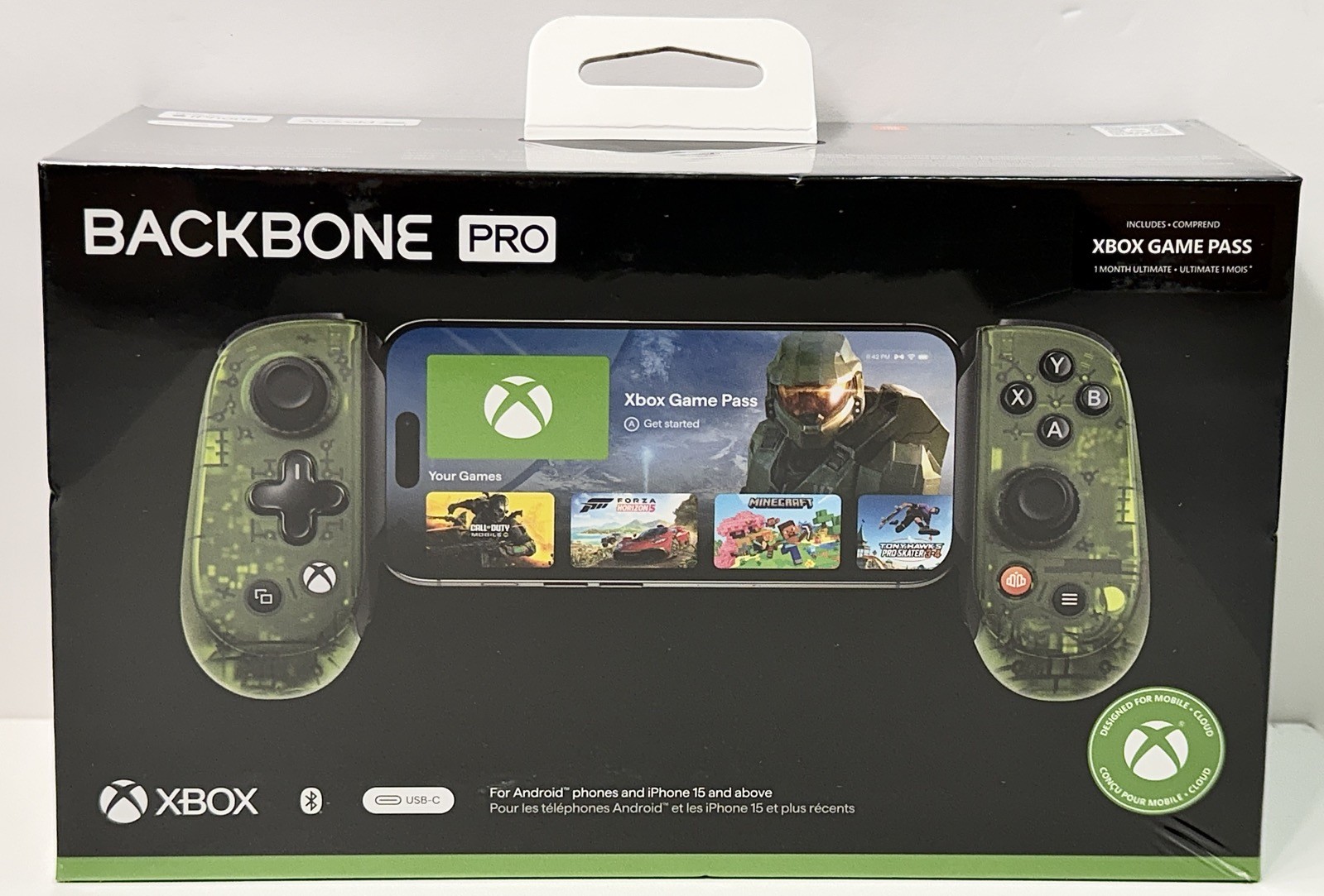 Backbone Pro Mobile Gaming Controller Xbox Edition – Android or iPhone – Sealed