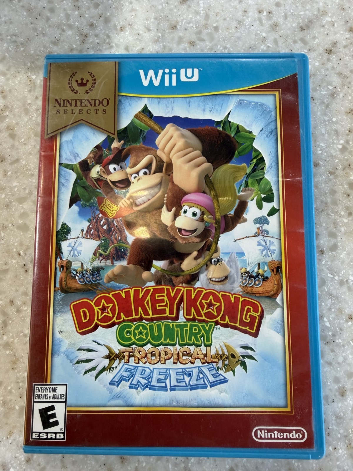 DONKEY KONG COUNTRY TROPICAL FREEZE WII U NINTENDO WIIU WII U GAME & CASE NES HQ