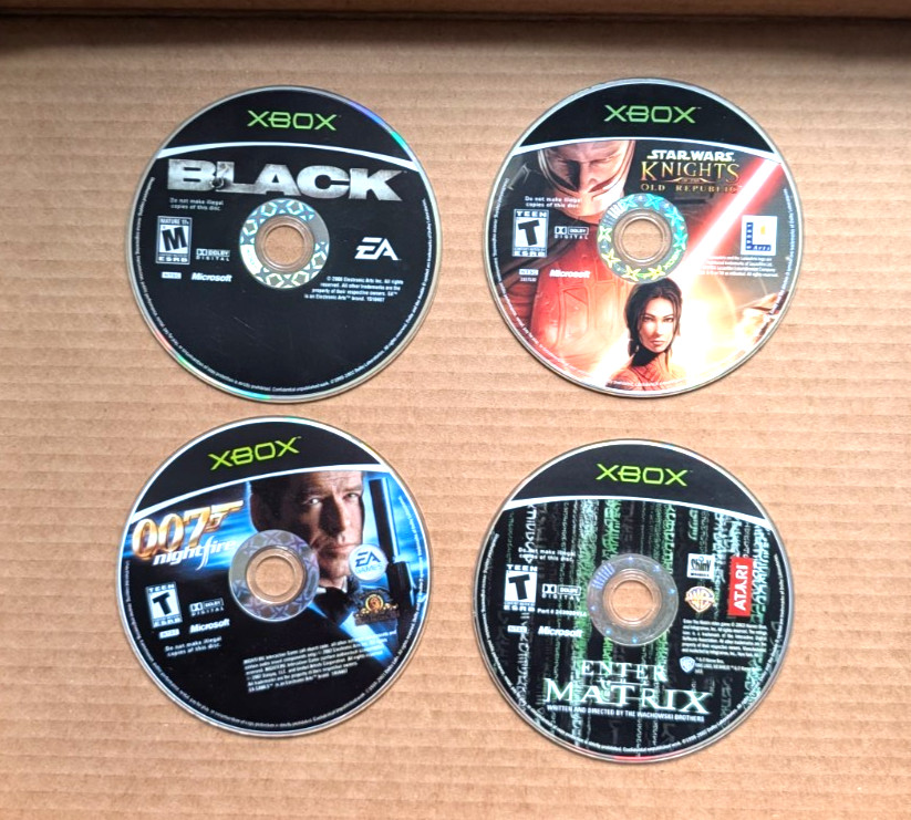 Xbox Loose Game Lot Of 24 Untested Condition Varies Scratches