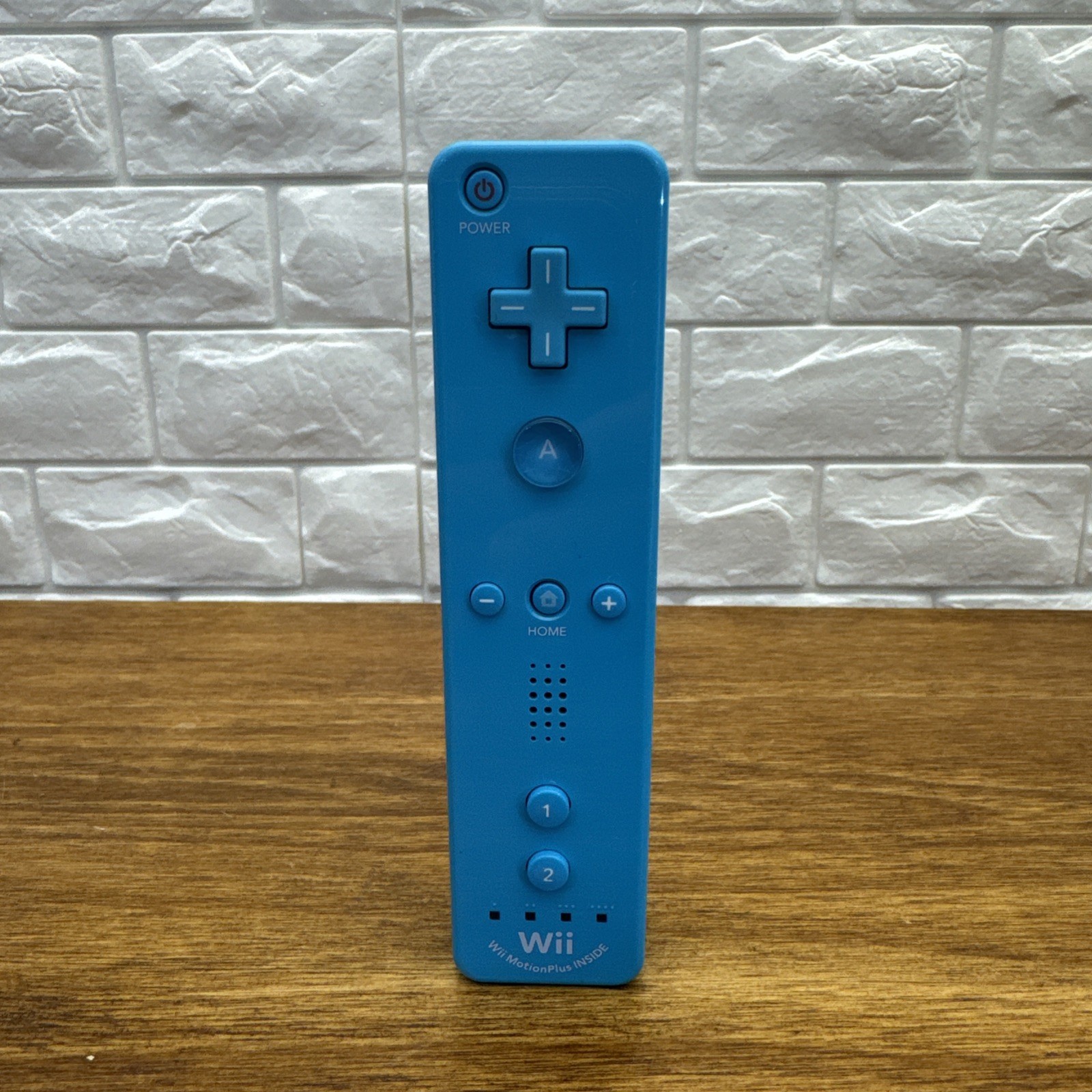 Nintendo Wii U Official Wii Remote Motion Plus Blue OEM RVL-036 Tested Working