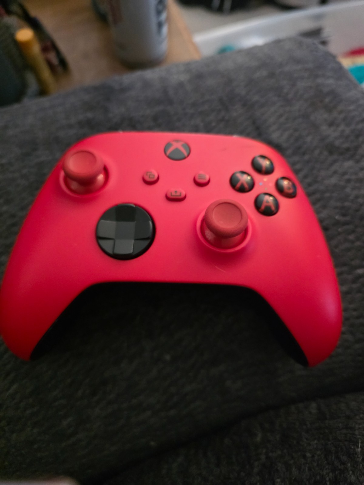 xbox series x controller black and red