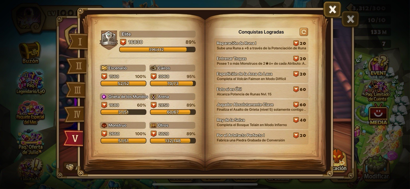 Summoners War ▪️5LD VIP SUPER SPEED ASIA SERVER ▪️Ongyouki Celia Zenisek Thebae