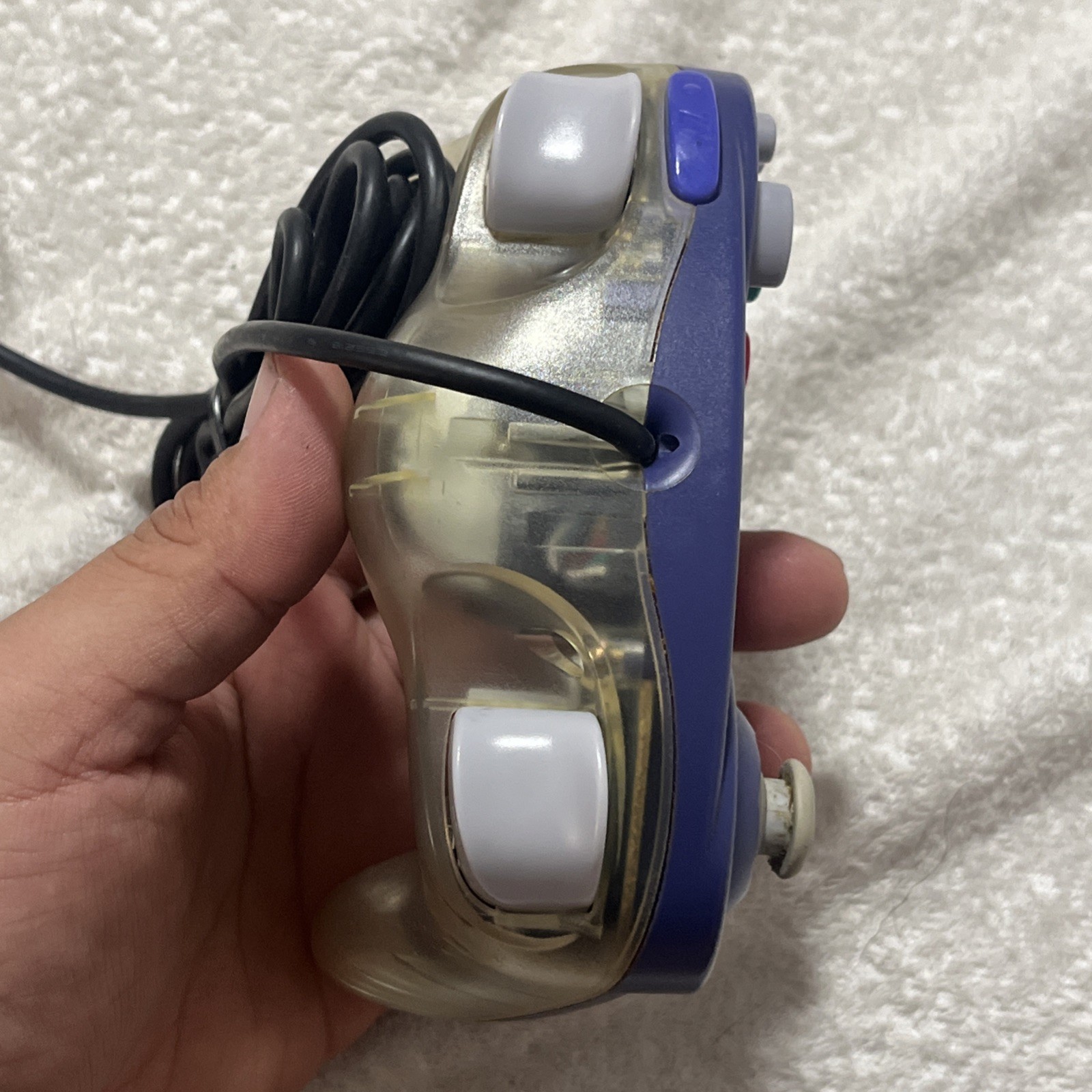 Nintendo GameCube Controller Indigo And Clear Purple (DOL-003) – Authentic