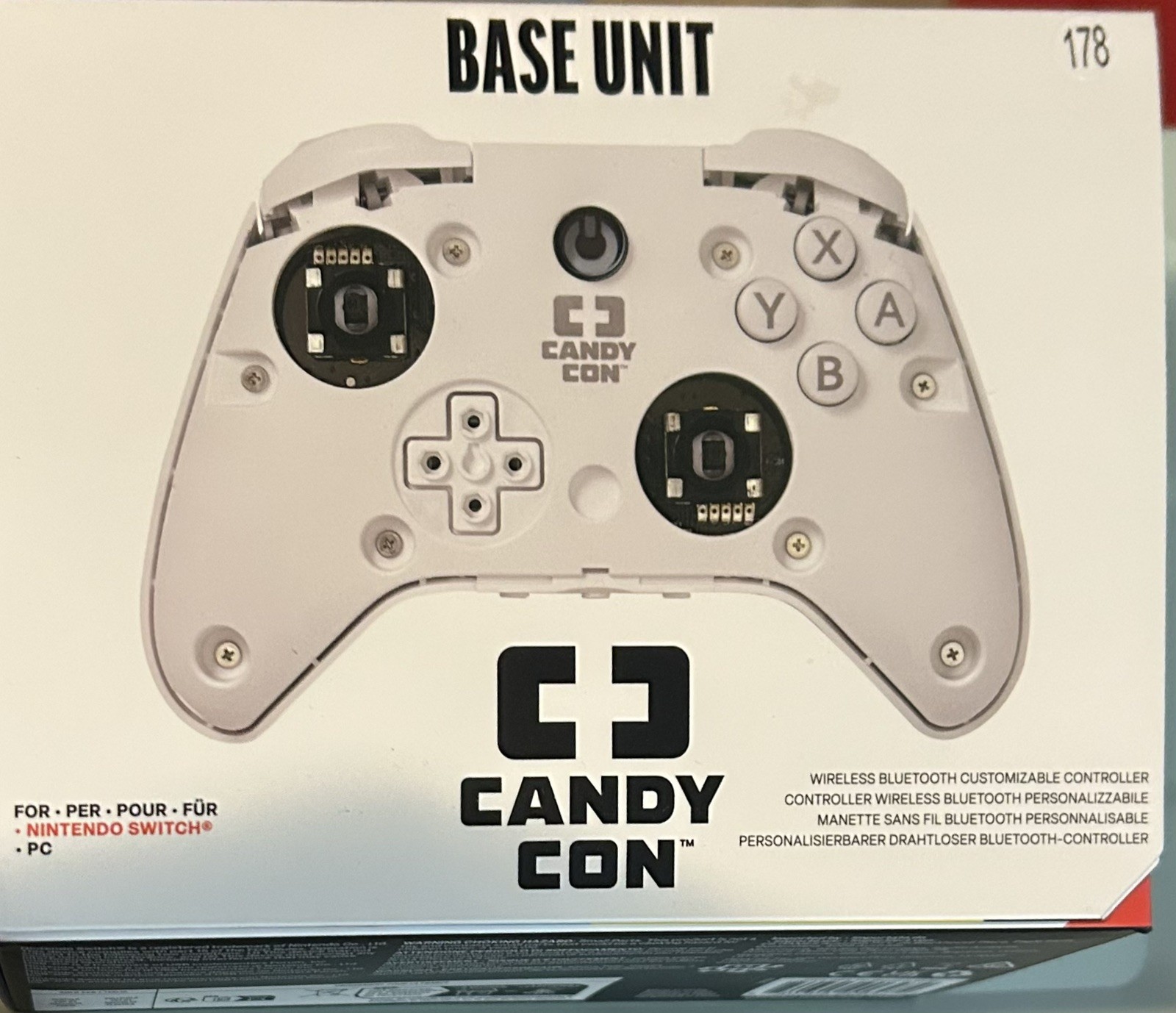 Candy Con Wireless Bluetooth Controller for Nintendo Switch & PC New