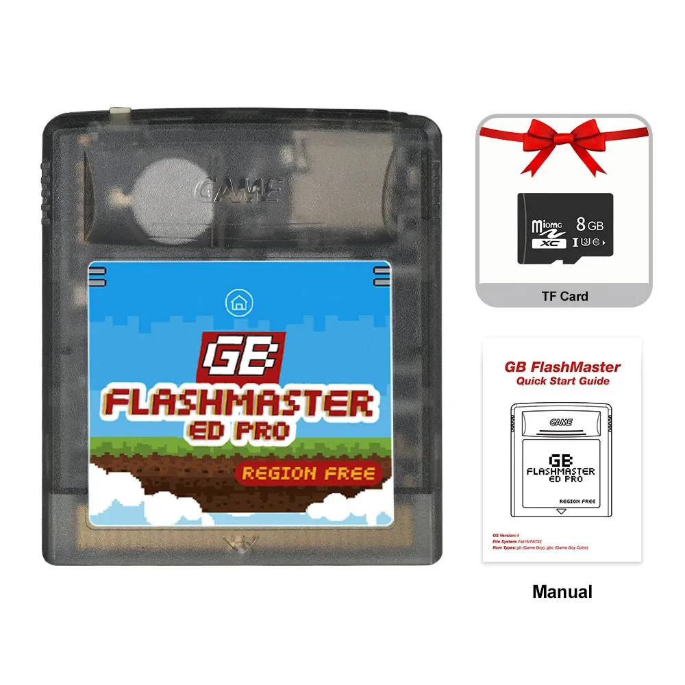 2500 in 1 OS V4 GB Pro Flashmaster Cartridge Game Card For Gameboy/Gameboy Color