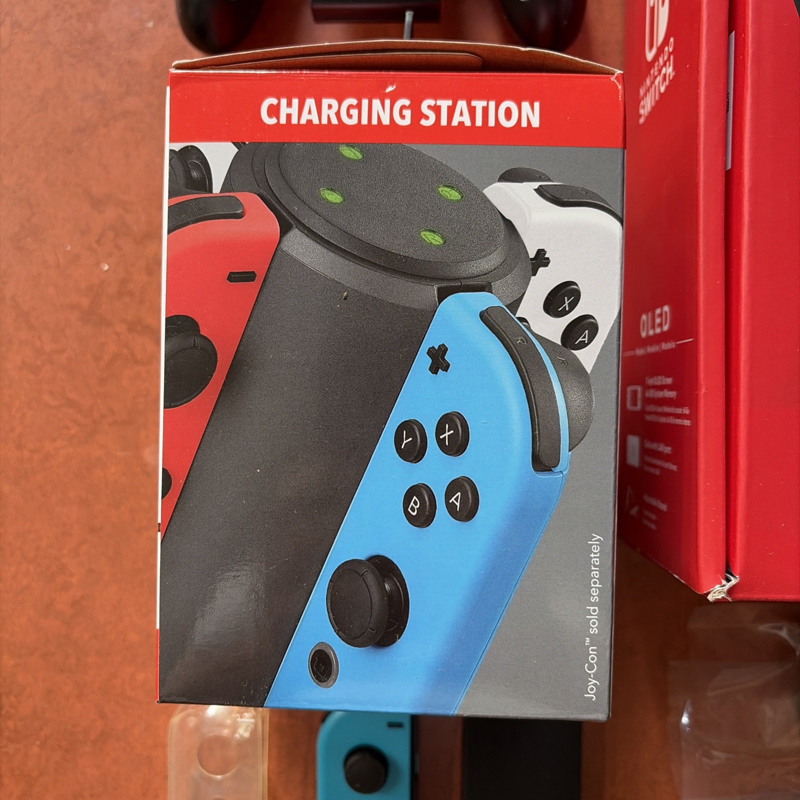 Nintendo Switch OLED 64GB Neon Blue Red Console Bundle – Near Mint – 3 JoyCons