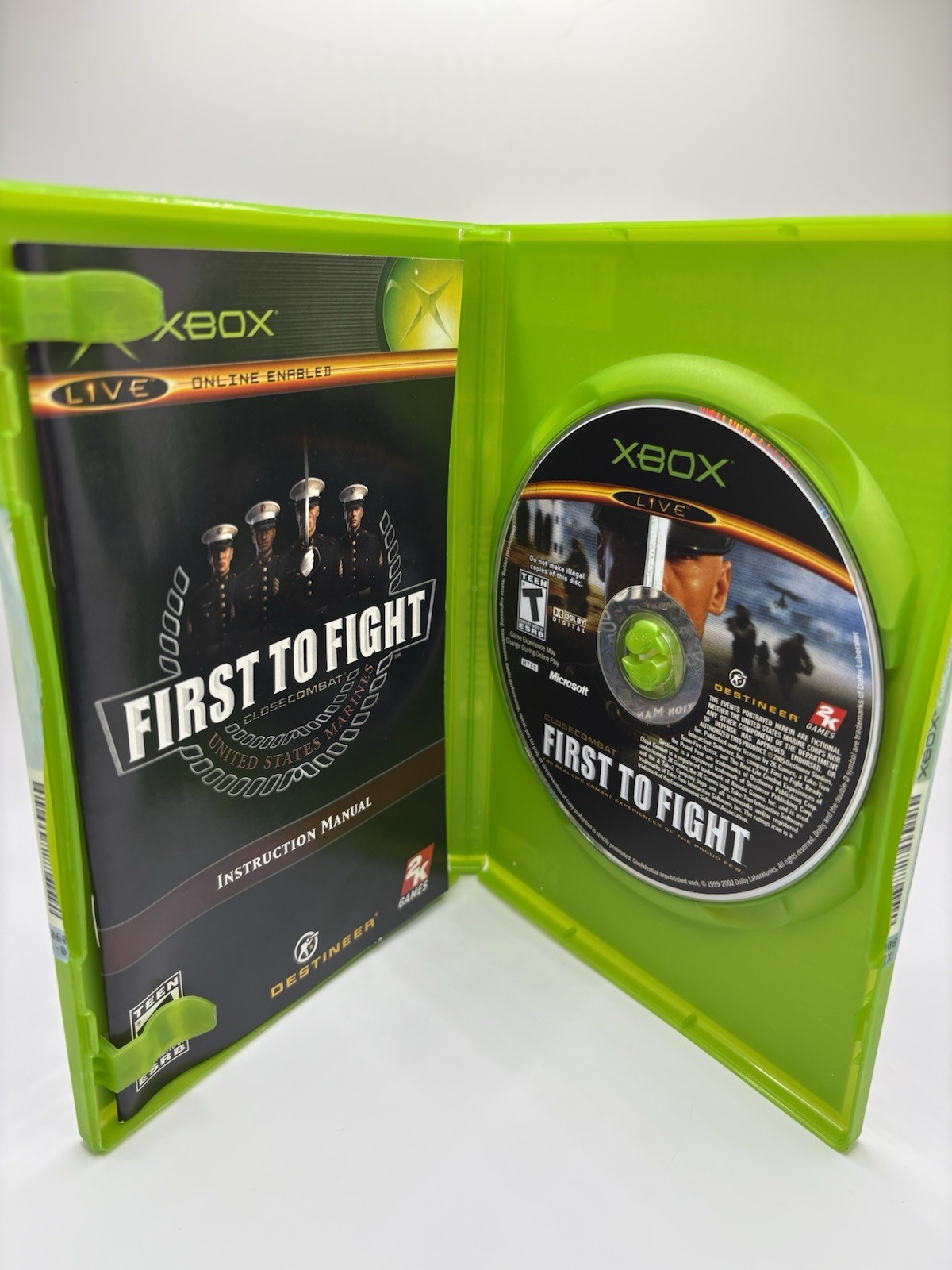 Close Combat: First to Fight Mint! W/ Registration Card Microsoft Xbox 2005 CIB