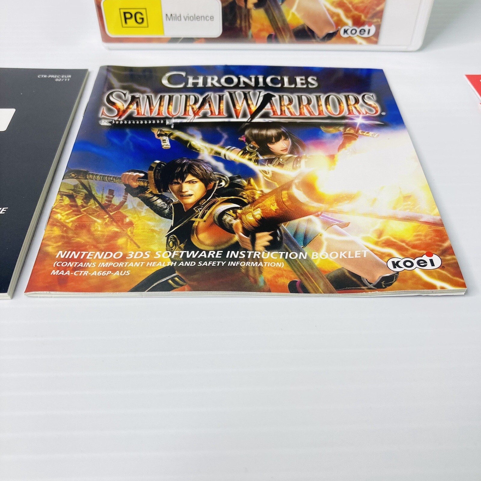Samurai Warriors Chronicles Nintendo 3DS AUS PAL Complete CIB Excelent Condition