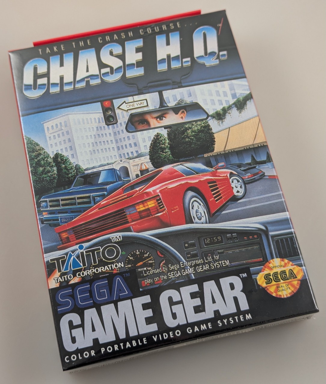 Sega Game Gear – Chase HQ H.Q. – Brand New Factory Sealed CASE FRESH
