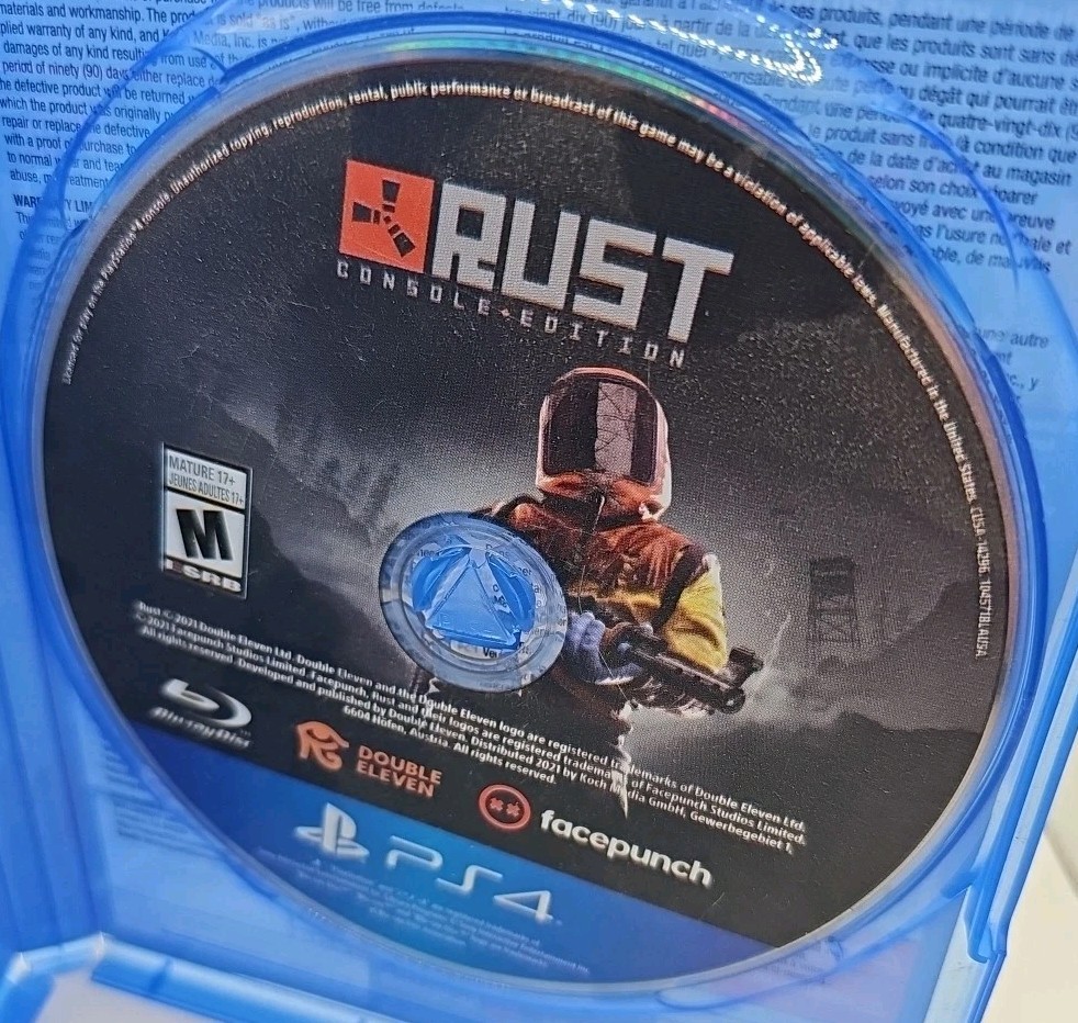 Rust Console Edition (Sony PlayStation 4, 2021) PS4