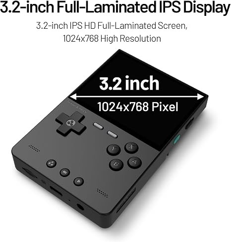Trimui Brick Handheld 3.2 IPS 1024×768 64GB Black