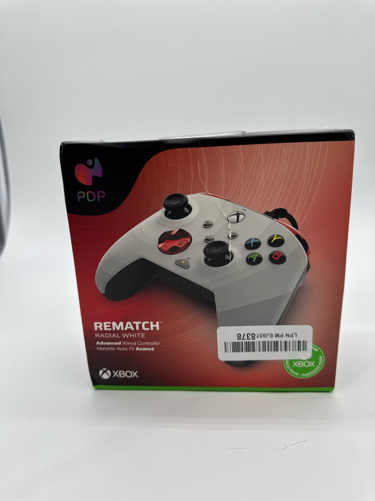 PDP Gaming REMATCH Enhanced Wired Controller Mappable Buttons Radial White