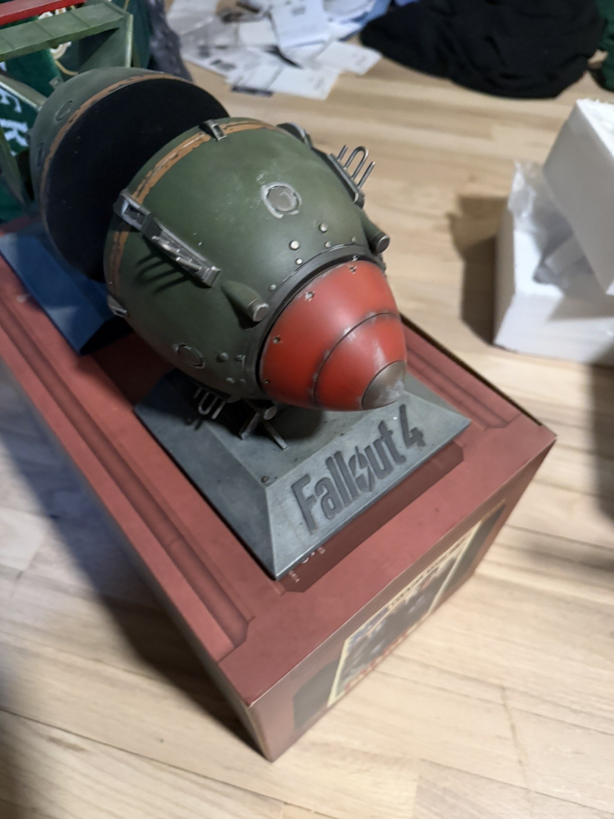 Bethesda Fallout 4 Liberty Prime Nuke Bomb Bookends Limited Edition X/1000 RARE