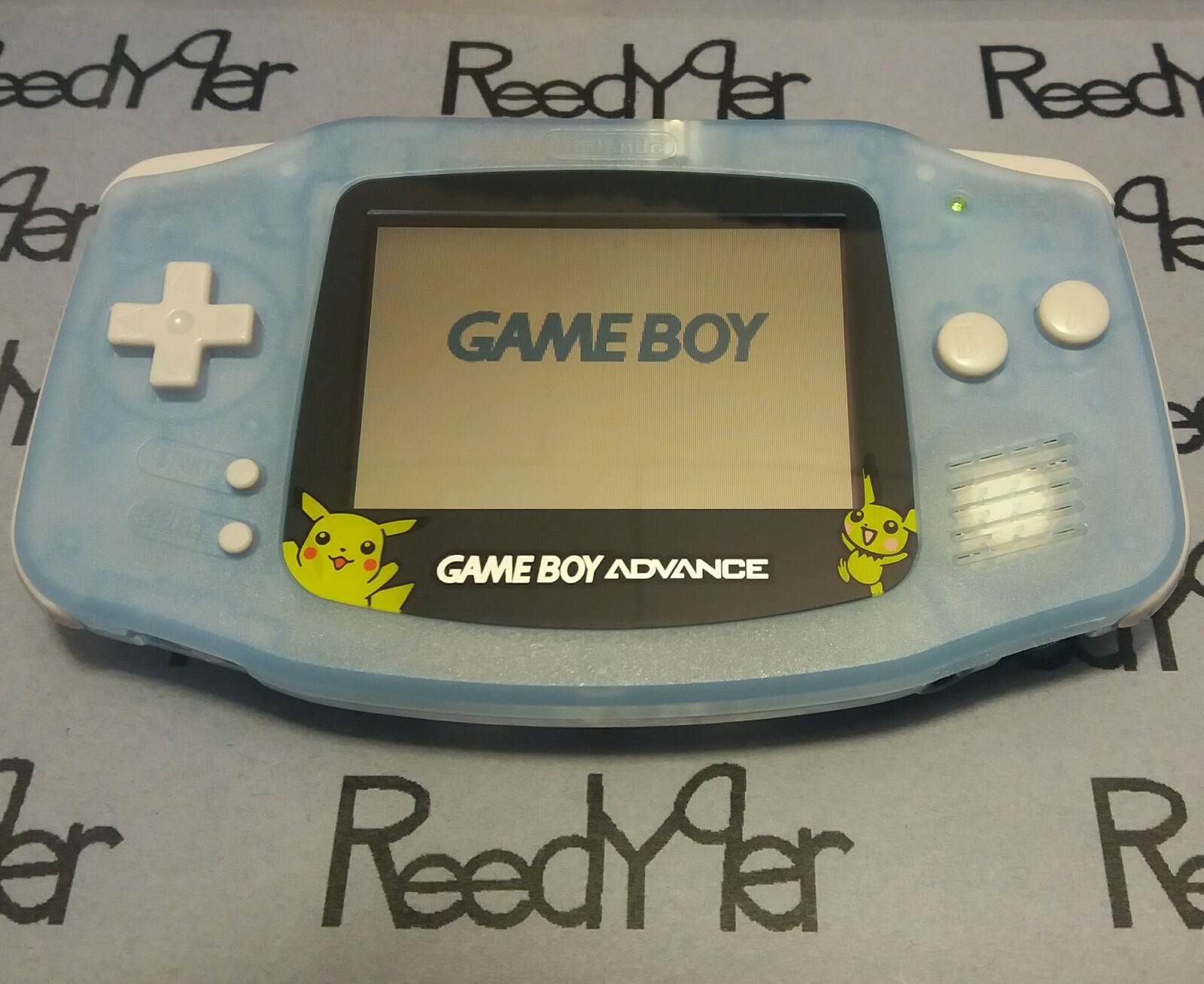 *MINT* Glow in the Dark Nintendo GameBoy Advance Pokemon System GBA Game boy
