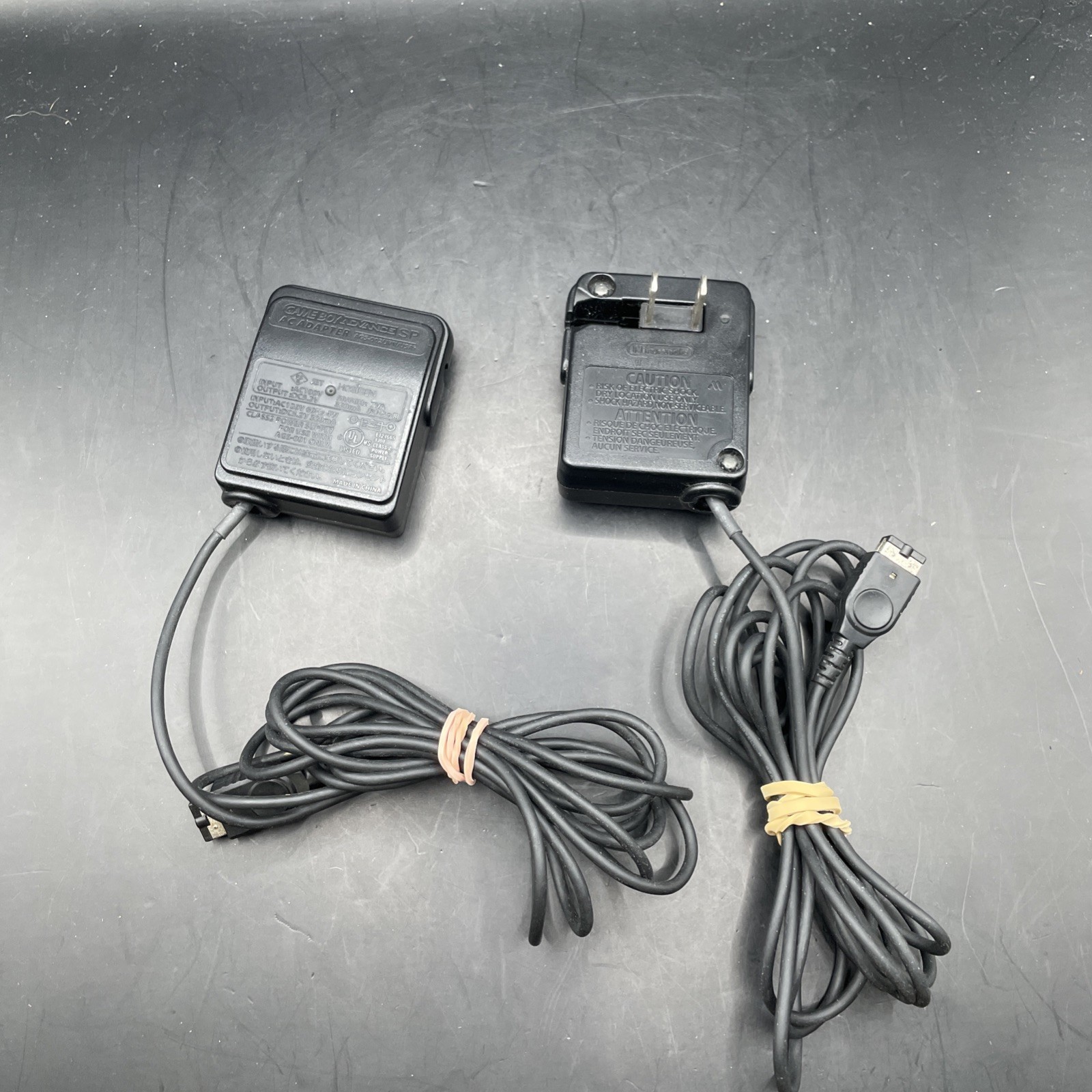 2x Genuine Nintendo Game Boy Advance SP AC Adapters AGS-002 (JPN/USA)