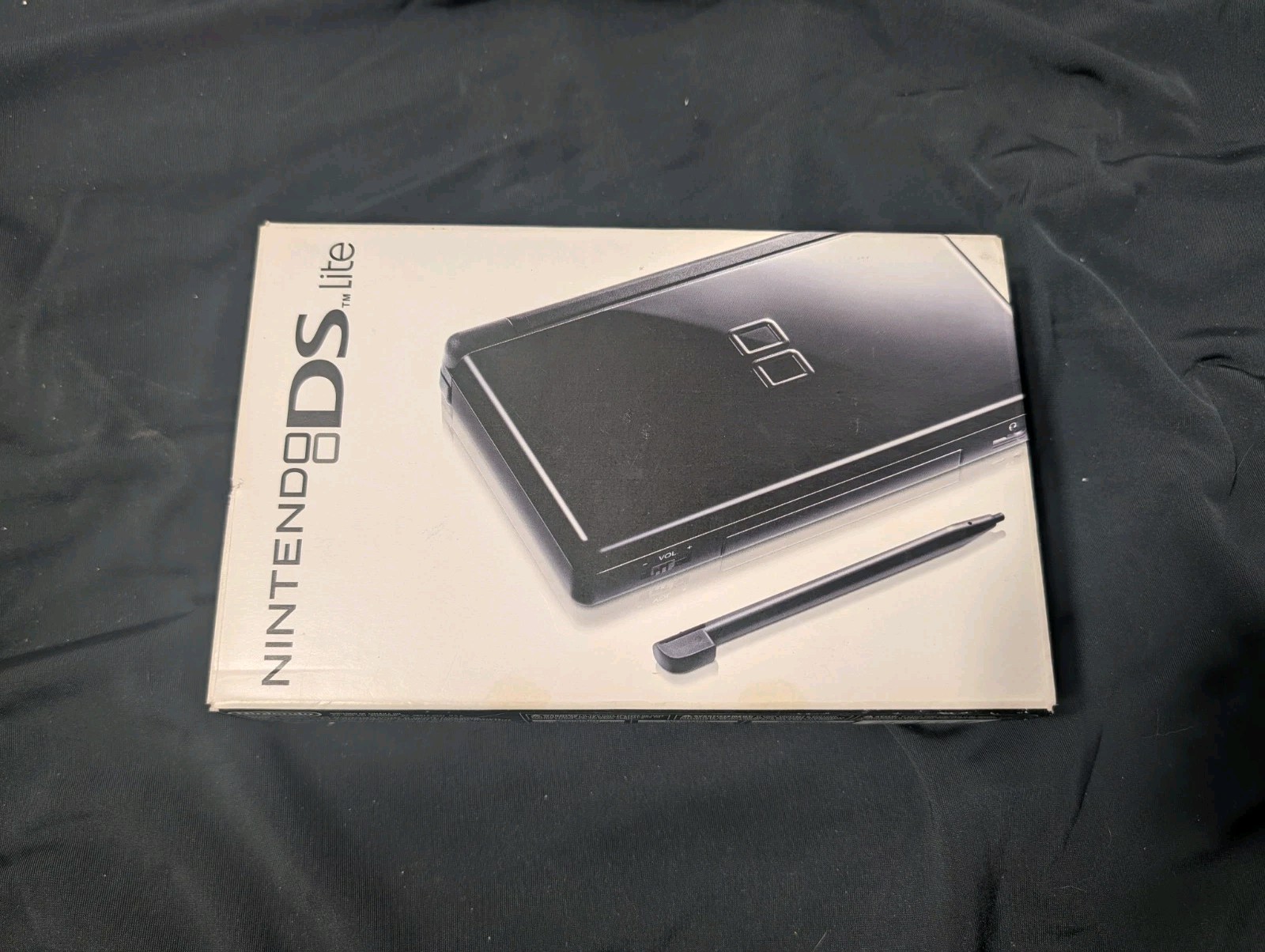 Nintendo DS Lite Onyx Black Handheld Console CIB Original Box Manuals