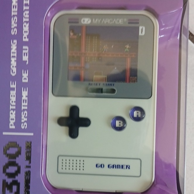 My Arcade Go Gamer Classic Handheld System 300 Retro Games Gray USB-C
