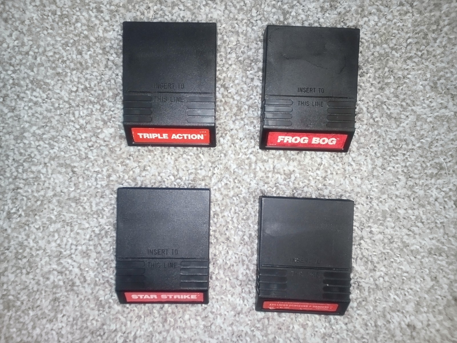 Intellivision Games Lot of 40 Different Titles All Tested and Working See Pics