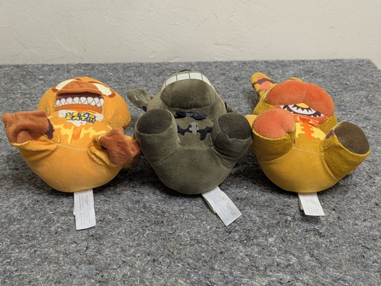 Five Nights At Freddy’s Lot of 3 Halloween Plush Jack O Bonnie Chica FNAF 2021