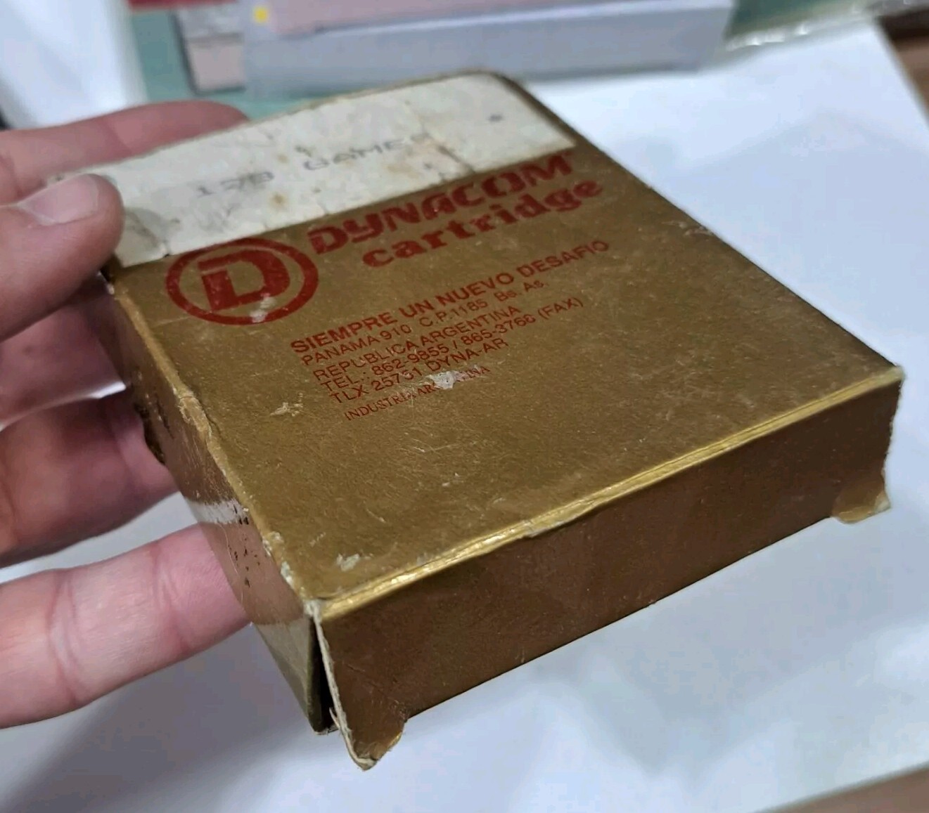 Atari Vintage Cart 128 In 1 Dynacom Argentina Box.