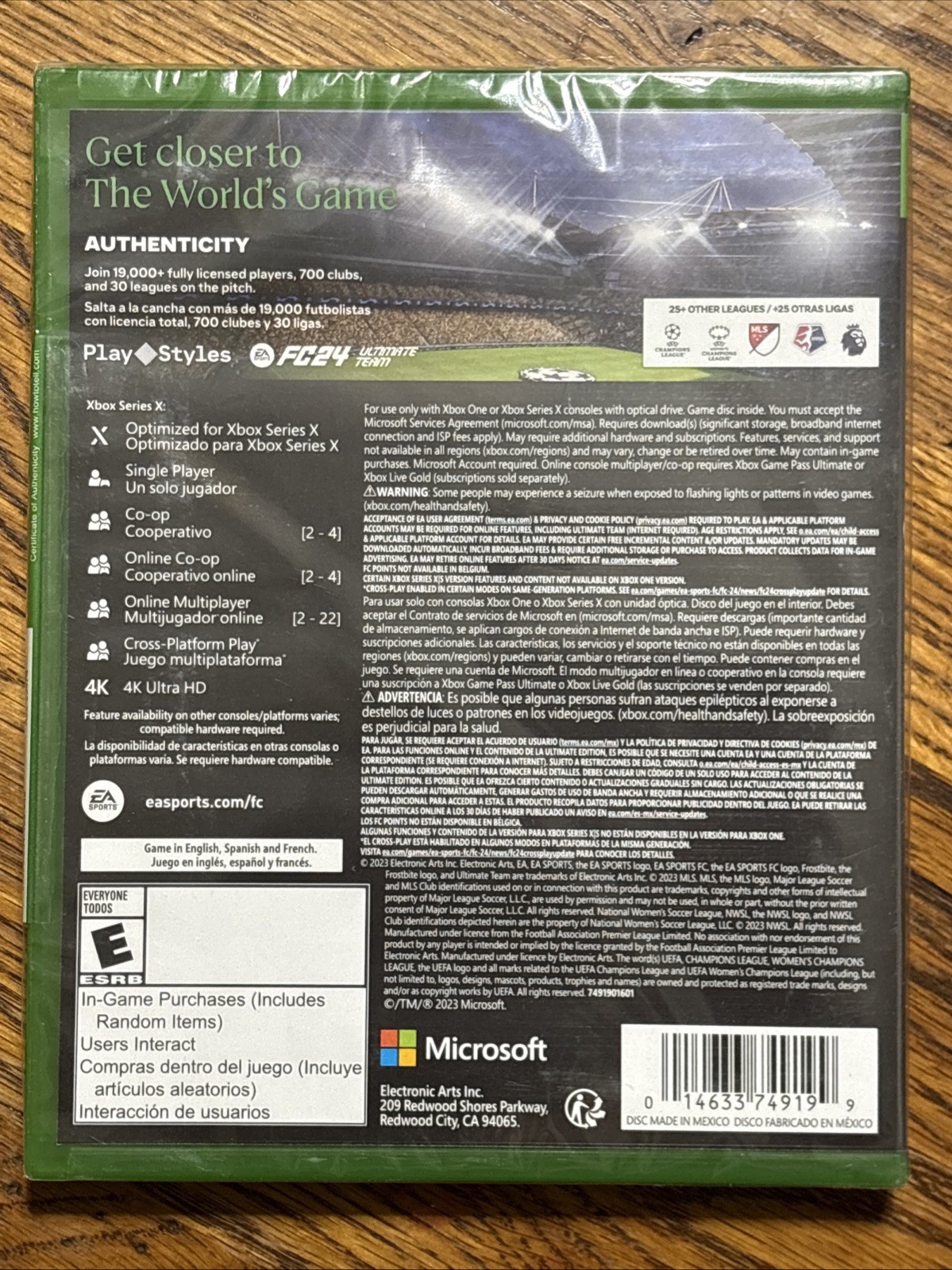 *NEW SEALED* FC 24 FIFA 24 – Microsoft Xbox Series X and Xbox One